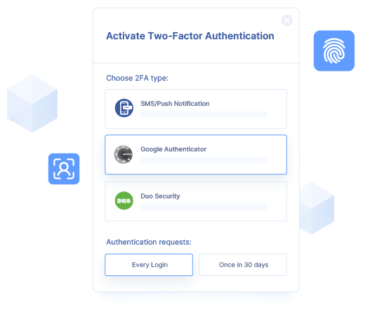 Multi-factor authentication